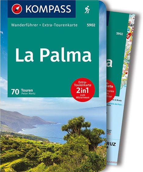 Peter Mertz: Mertz, P: KOMPASS Wanderführer La Palma, 70 Touren, Buch