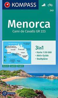 KOMPASS Wanderkarte 243 Menorca 1:50.000, Karten
