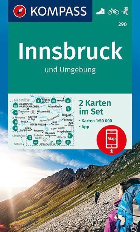 Innsbruck und Umgebung, Karten