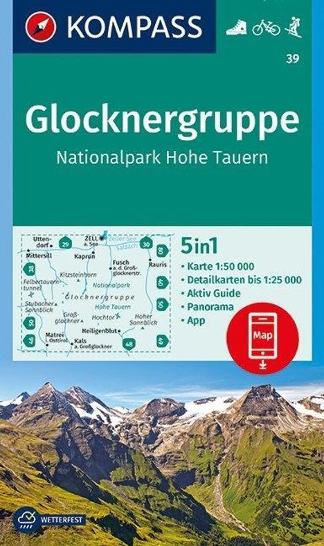 Glocknergruppe, Nationalpark Hohe Tauern, Karten