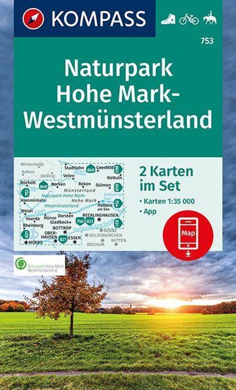 Naturpark Hohe Mark, Westmünsterland, Karten