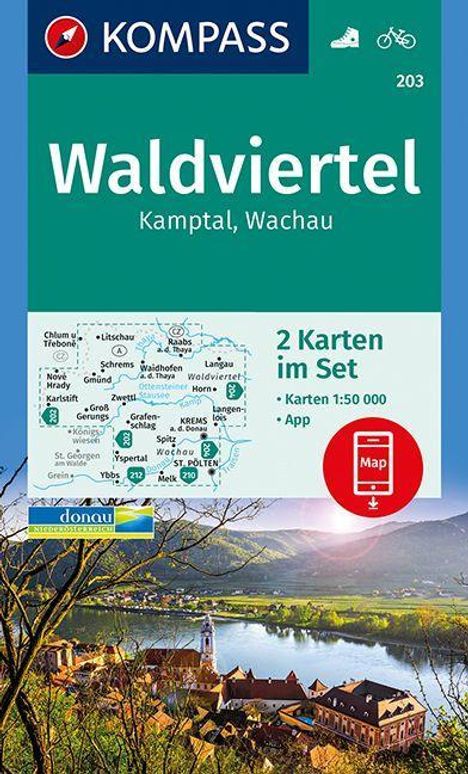 Waldviertel, Kamptal, Wachau, Karten