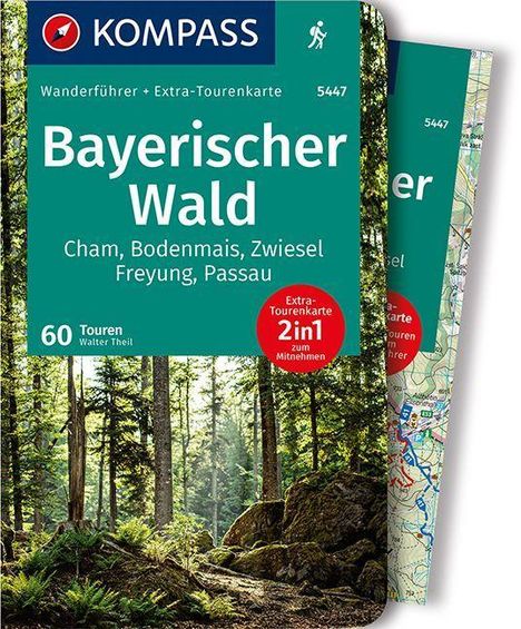 Walter Theil: KV WF 5447 Bayerischer Wald m. Karte, Buch