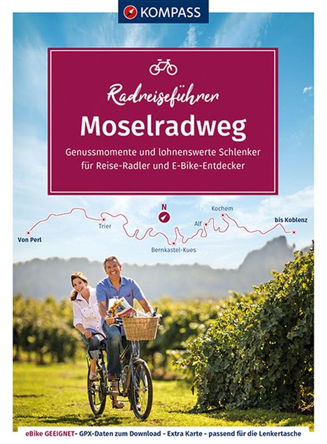 KOMPASS Radreiseführer Moselradweg, Buch