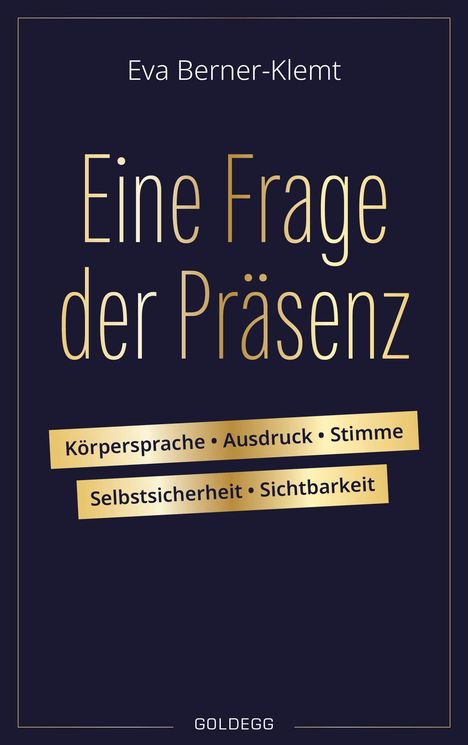 Eva Berner-Klemt: Eine Frage der Präsenz, Buch