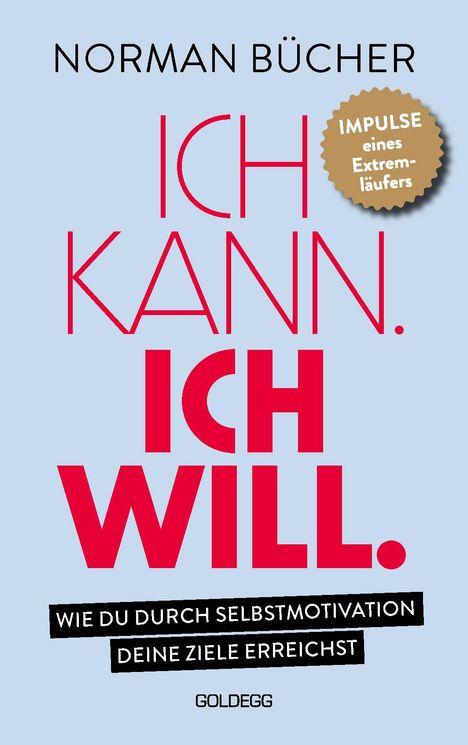 Norman Bücher: Ich kann. Ich will., Buch