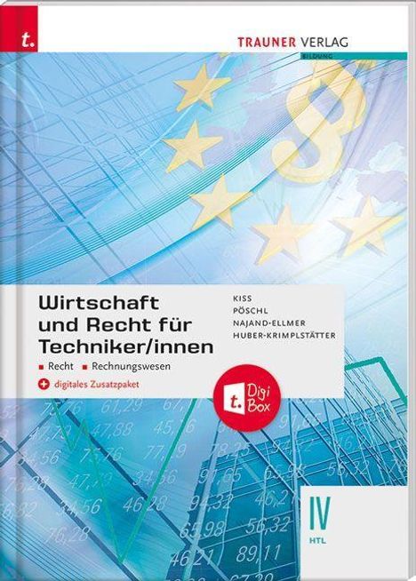 Katharina Kiss: Wirtschaft und Recht für Techniker/innen IV HTL + digitales Zusatzpaket, Buch