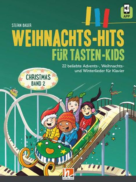 Stefan Bauer: Weihnachts-Hits für Tasten-Kids, Band 2, Buch