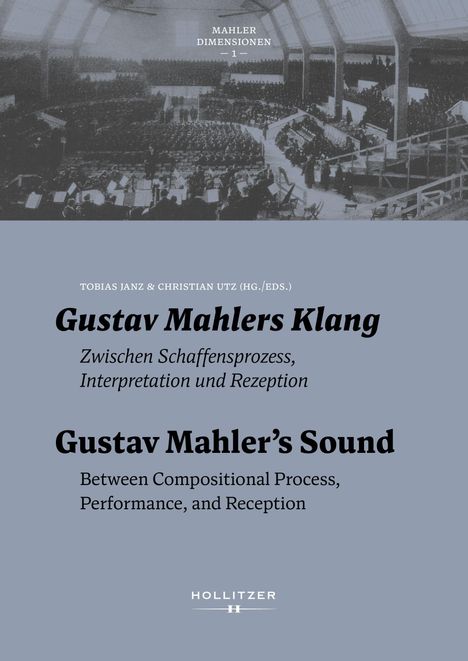 Titel: Gustav Mahlers Klang. Bild: Historischer Konzertsaal, viele Zuhörer.