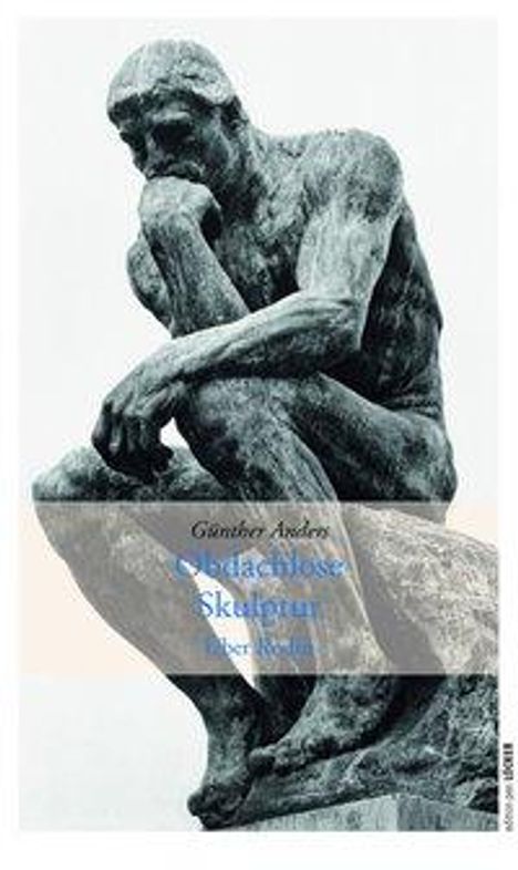 Günther Anders: Obdachlose Skulptur, Buch