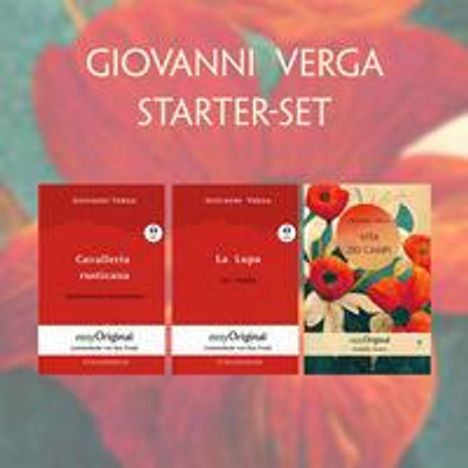 Giovanni Verga: Vita dei campi (mit 3 MP3 Audio-CDs) - Starter-Set, Buch