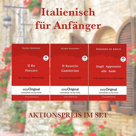 Guido Gozzano: Italienisch für Anfänger (mit 3 MP3 Audio-CDs) - Lesemethode von Ilya Frank - Zweisprachige Ausgabe Italienisch-Deutsch, Buch