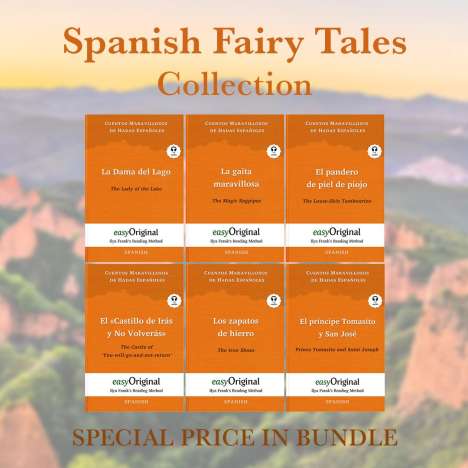 Spanish Fairy Tales Collection (books + 6 audio-CDs) - Ilya Frank's Reading Method, Buch