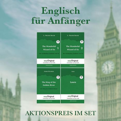 L. Frank Baum: Englisch Anfänger (4 MP3 Audio-CDs), Buch