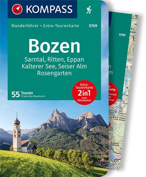 Franziska Baumann: Wanderführer Bozen, Sarntal, Ritten, Eppan, Kalterer See, Buch