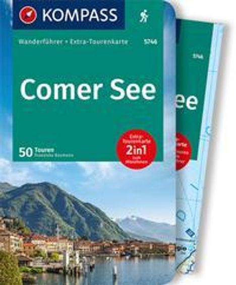 Franziska Baumann: Baumann, F: KOMPASS Wanderführer Comer See, 50 Touren, Buch