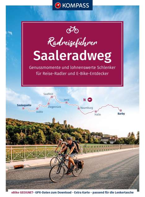 KOMPASS Radreiseführer Saaleradweg, Buch