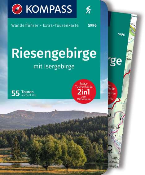 Michael Will: KOMPASS Wanderführer Riesengebirge mit Isergebirge, 55 Touren mit Extra-Tourenkarte, Buch