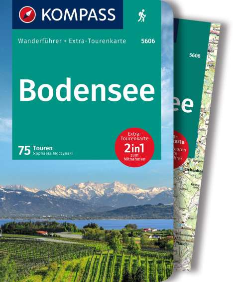 Franziska Baumann: KOMPASS Wanderführer Bodensee, 75 Touren, Buch