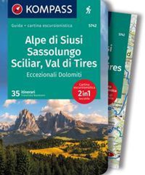Franziska Baumann: Baumann, F: KOMPASS guida escursionistica Alpe di Siusi, Sas, Buch