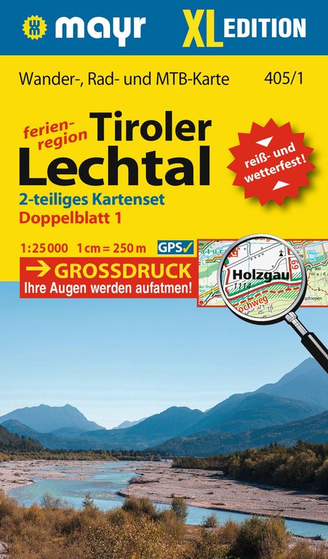 Mayr Wanderkarte Tiroler Lechtal XL (2-Karten-Set) 1:25.000, Karten