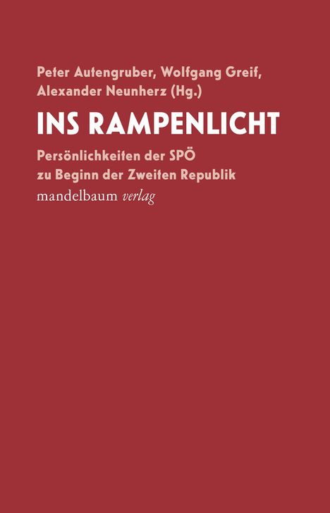 Ins Rampenlicht, Buch