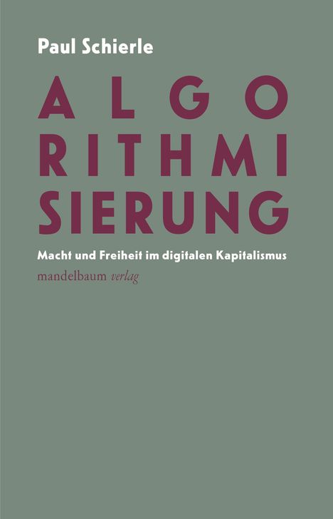 Paul Schierle: Algorithmisierung, Buch