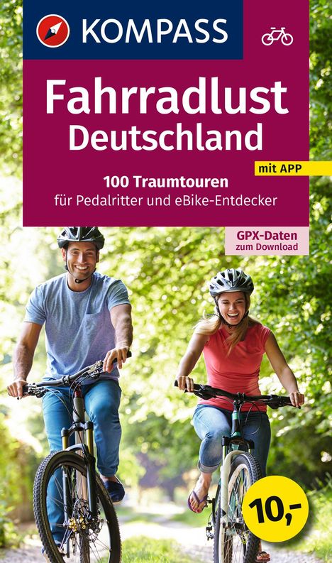 KOMPASS Fahrradlust Deutschland 100 Traumtouren, Buch