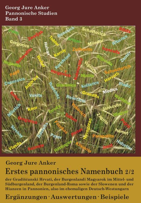 Georg Jure Anker: Erstes pannonisches Namenbuch 2/2, Buch