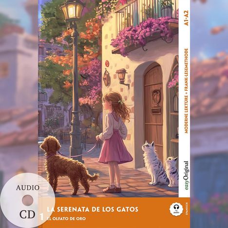 Elena Vallejo: La Serenata de los Gatos - Spanische Krimi-Lektüre A1-A2 (+ Audio-CD), Buch
