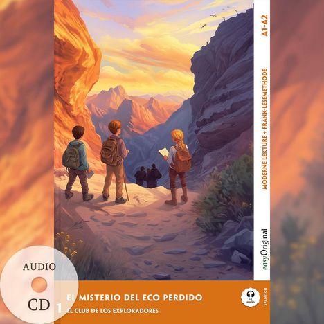 Elena Vallejo: El Misterio del Eco Perdido - Spanische Krimi-Lektüre A1-A2 (+ Audio-CD), Buch