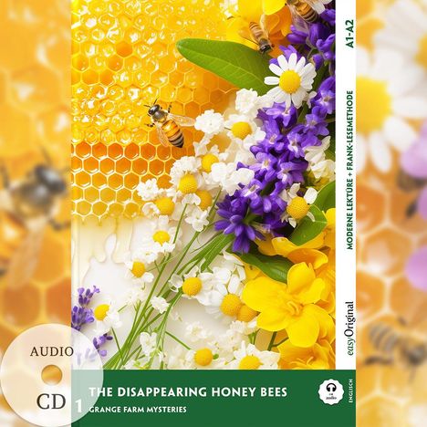 Carolyn Marsh: The Disappearing Honey Bees - Englische Krimi-Lektüre A1-A2 (+ Audio-CD), Buch