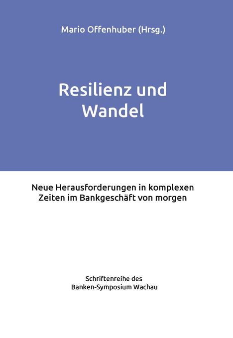 Mario Offenhuber: Resilienz und Wandel, Buch
