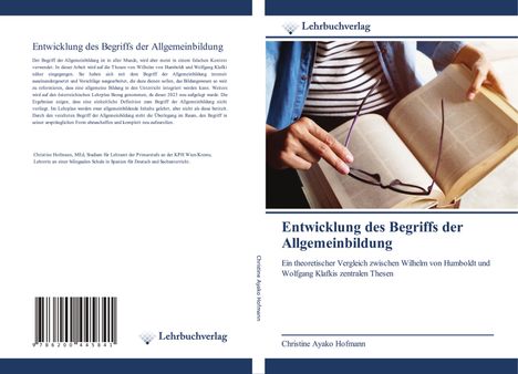 Christine Ayako Hofmann: Entwicklung des Begriffs der Allgemeinbildung, Buch