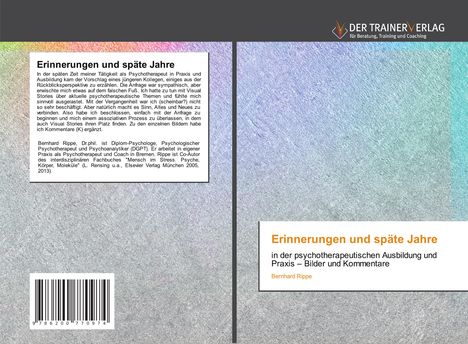 Bernhard Rippe: Erinnerungen und späte Jahre, Buch