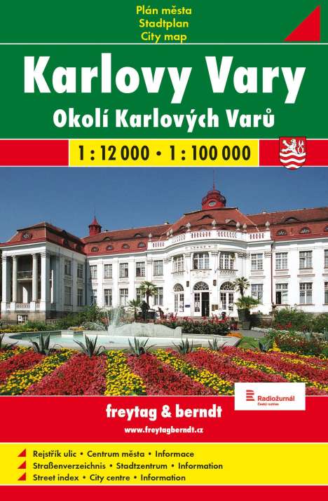 Karlovy Vary a okoli 1:12/100T, Karten