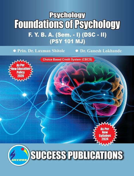 Laxman Shitole: Foundations of Psychology(F.Y.B.A,Sem.-I) SPPU-Text(English), Buch