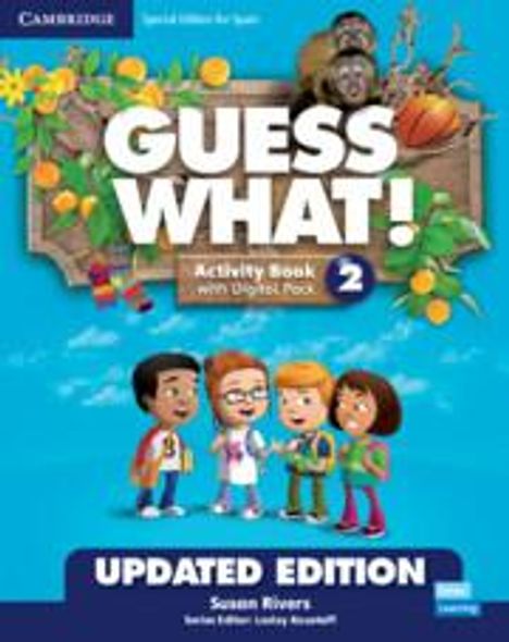 Susan Rivers: Guess What! Level 2 Activity Book with Digital Pack and Home Booklet Special Edition for Spain Updated, Buch