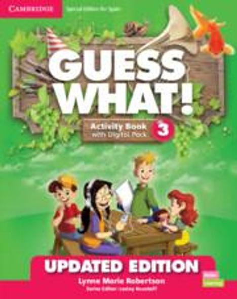 Lynne Marie Robertson: Guess What! Level 3 Activity Book with Digital Pack and Home Booklet Special Edition for Spain Updated, Buch