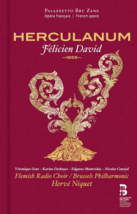 Felicien Cesar David (1810-1876): Herculanum (Deluxe-Ausgabe im Buch), 2 CDs