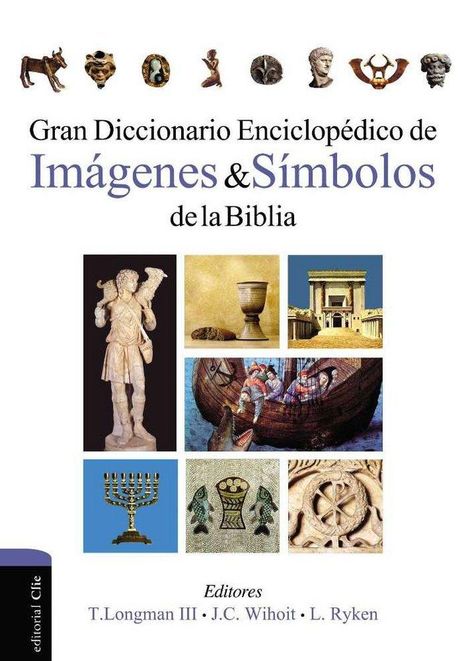 "Gran Diccionario Enciclopédico de Imágenes & Símbolos de la Biblia". Verschiedene antike Skulpturen und Symbole.