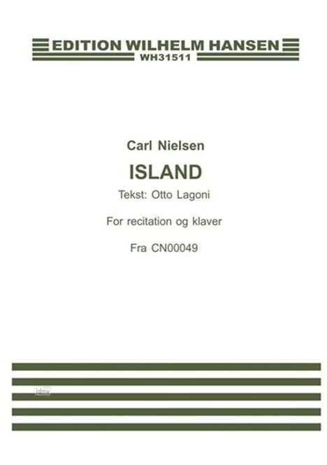Carl Nielsen: Island (Piano &amp; narrator), Noten