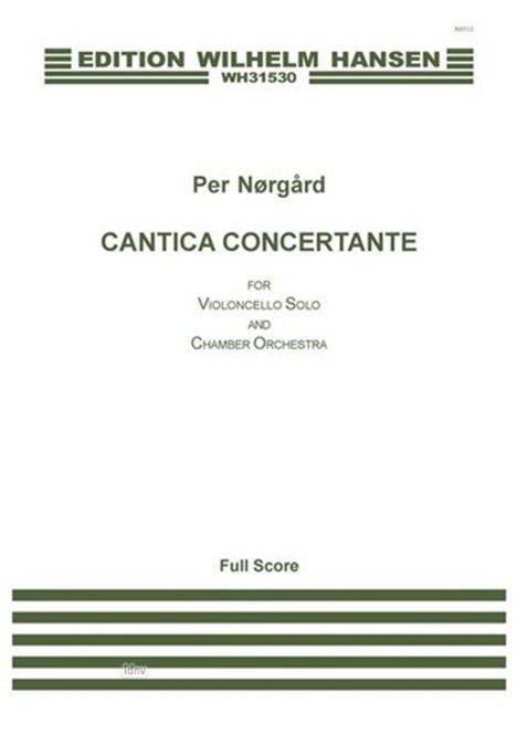 Per Nörgard: Cantica Concertante (Score), Noten