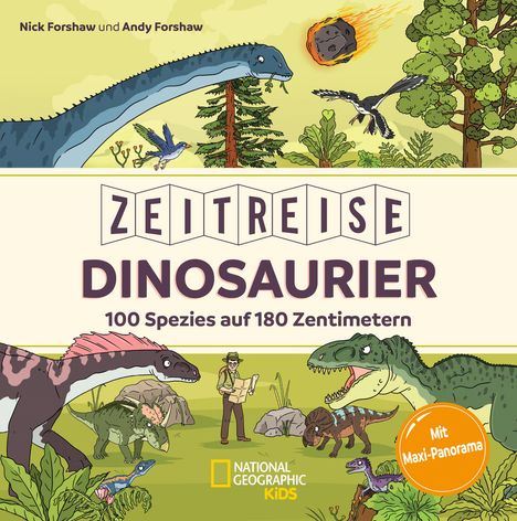 William Exley: Exley, W: Zeitreise Dinosaurier. 100 Spezies auf 180, Buch