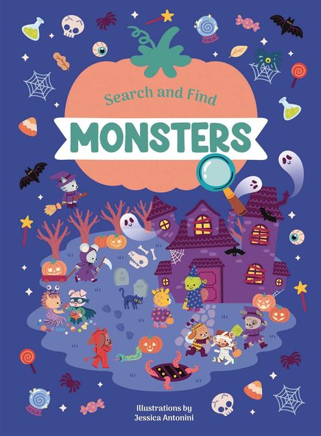 Search and Find Monsters, Buch