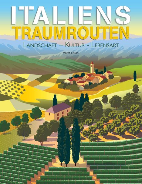 Italiens Traumrouten, Buch