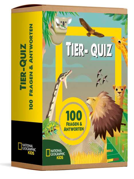 Cristina Banfi: Tier-Quiz. 100 Fragen über Tiere für Quizfans und Tierfans (100 Fragen &amp; Antworten), Spiele