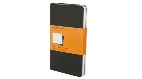 Moleskine: Moleskine Cahier pocket. Ruled. Black Cover. 3er Pack, Buch