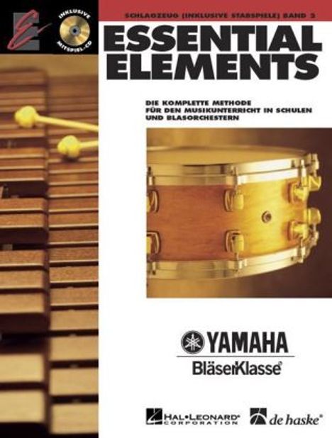 Essential Elements, für Schlagzeug (inkl. Stabspiele), m. 2 Audio-CDs. Bd.2, Noten