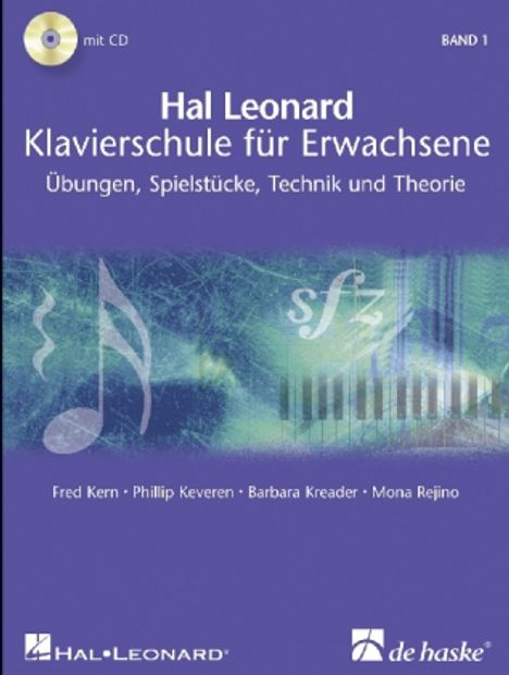 Hal Leonard Klavierschule für Erwachsene, m. 2 Audio-CDs. Bd.1, Noten